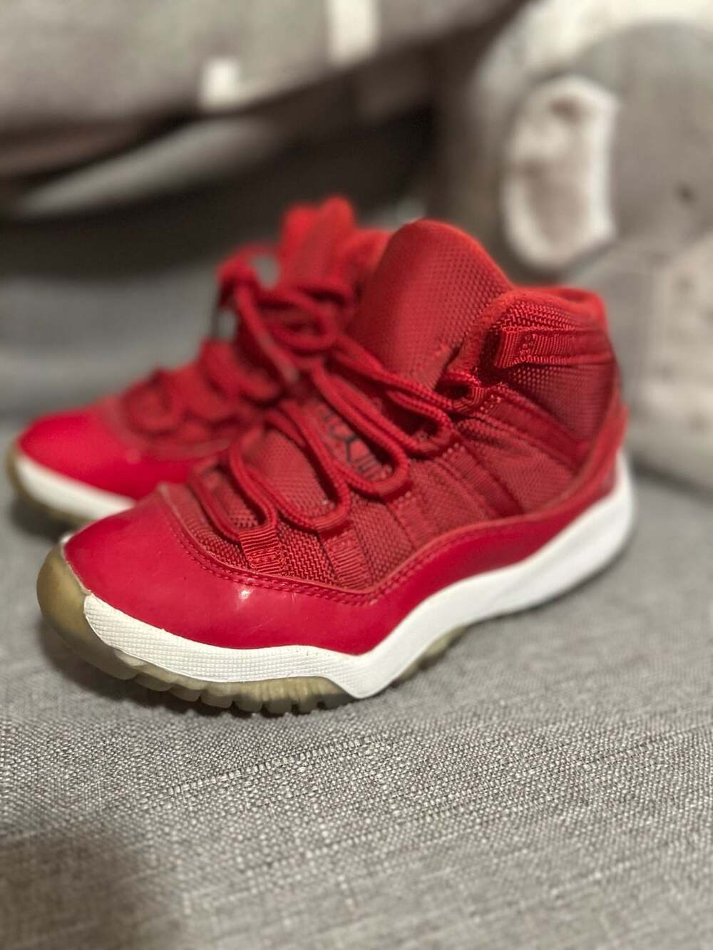 Nike Air Jordan 11 Retro PS Gym Red Win Like '96 Toddler Shoes